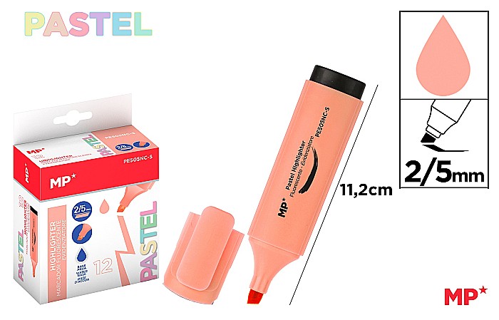 TEXTMARKER IPB PORTOCALIU PASTEL PE505NC-S [1]