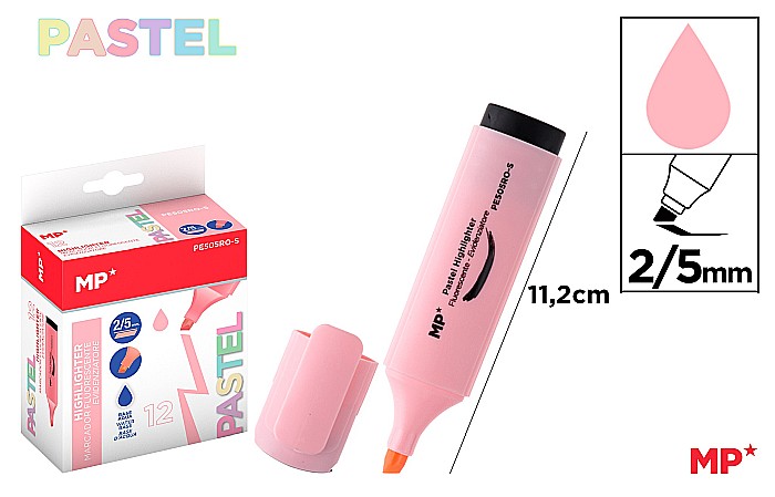 TEXTMARKER IPB ROZ PASTEL PE505RO-S [1]