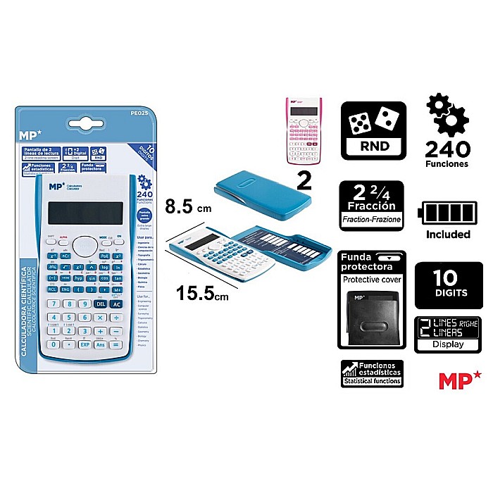 CALCULATOR STIINTIFIC IPB 10DIG DIVERSE CULORI PE025 [1]