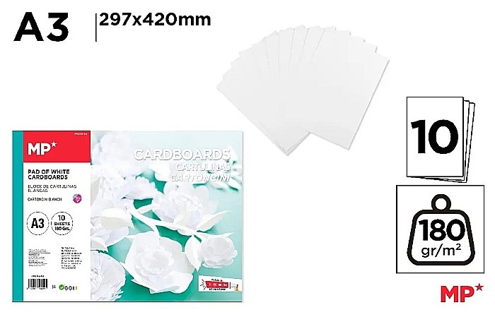 CARTON ALB IPB A3 180GR 10/SET PN211B-A3 [1]