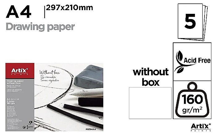 BLOC DESEN IPB A4 ARTIX 5 COLI 160GR/M2 PB314A4 [1]