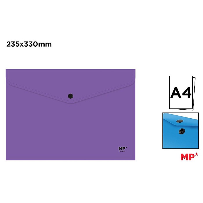 MAPA PLASTIC IPB A4 CU CAPSA VIOLET PC537-07 [1]
