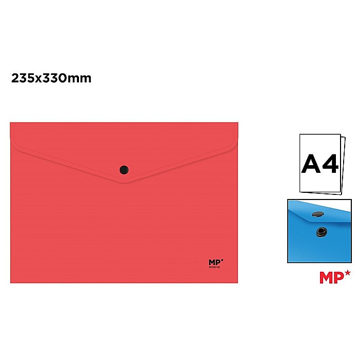 MAPA PLASTIC IPB A4 CU CAPSA CORAL PC537-10 [1]