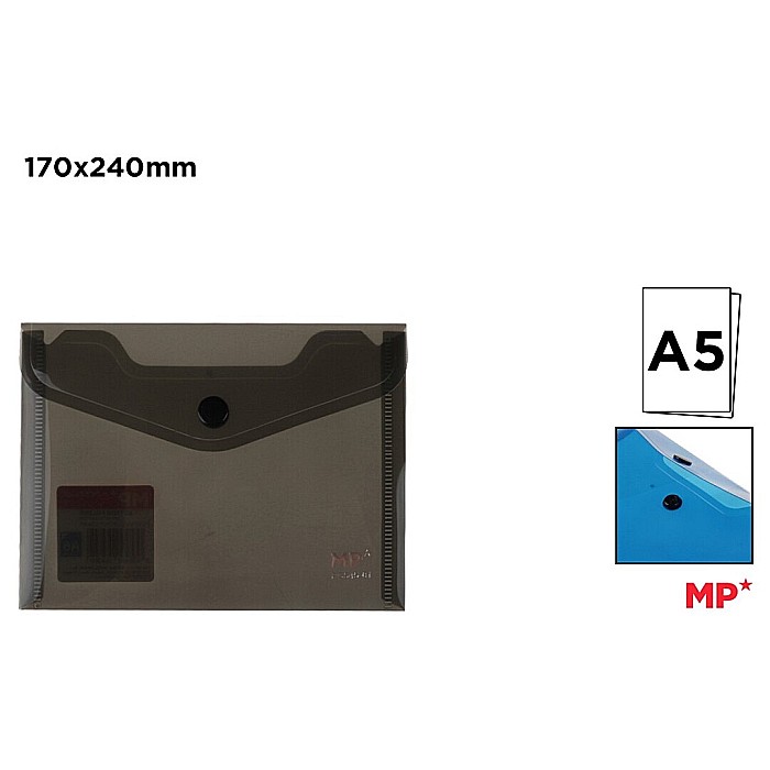 MAPA PLASTIC IPB A5 CU CAPSA NEGRU TRANSPARENT PC544-01 [1]