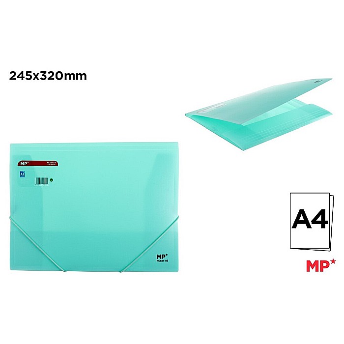 DOSAR PLIC PP A4 IPB CU ELASTIC TURQUOISE PC551-03 [1]