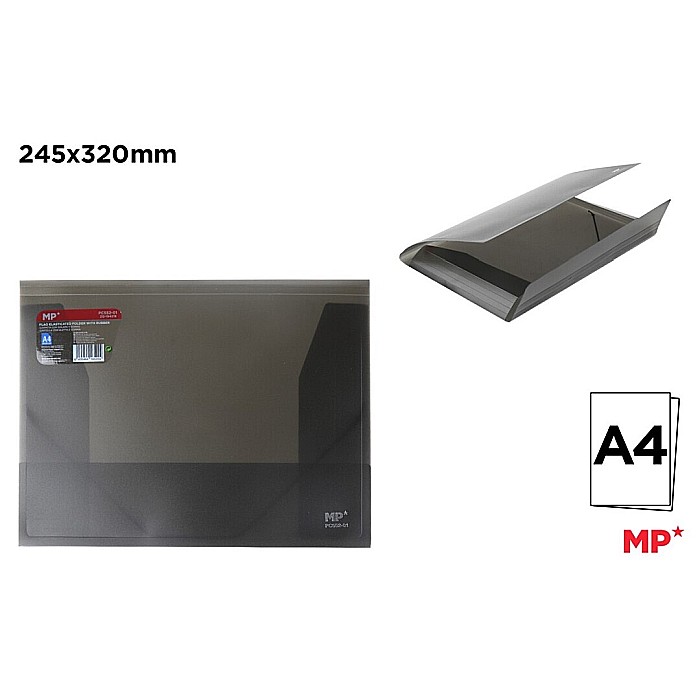DOSAR PLIC PP A4 IPB CU ELASTIC NEGRU TRANSLUCID PC552-01 [1]