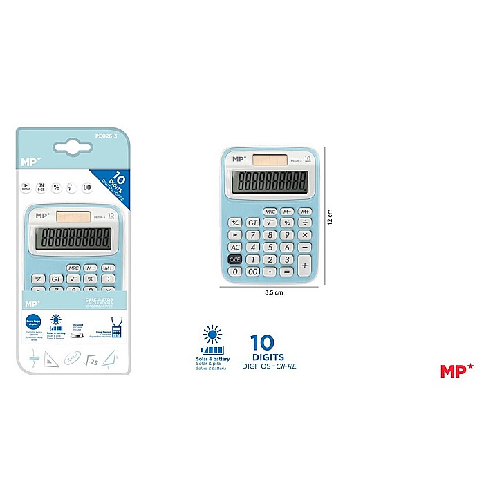 CALCULATOR BIROU IPB 10DIG ALBASTRU PE026-3 [1]