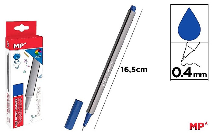 FINELINER IPB VARF 0.4MM ALBASTRU AZUR INCHIS PE206AO-S [1]