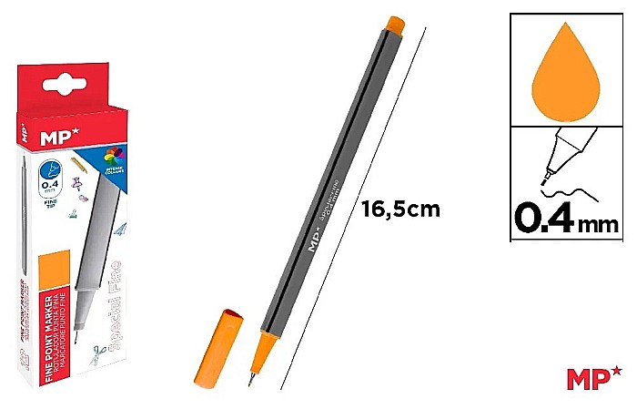 FINELINER IPB VARF 0.4MM PORTOCALIU PE206NA-S [1]