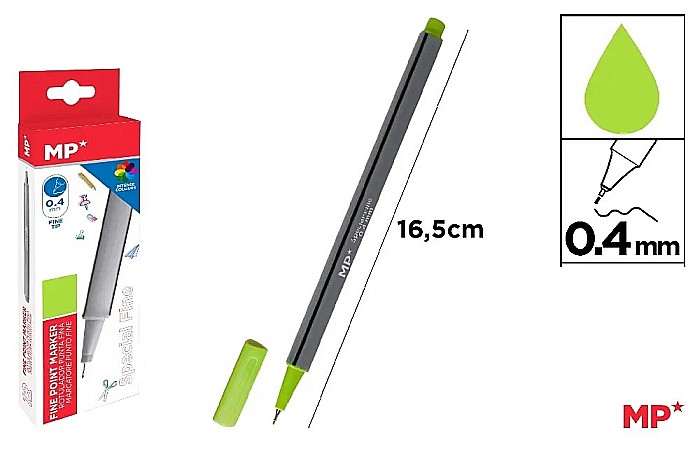 FINELINER IPB VARF 0.4MM VERDE PE206V-S [1]