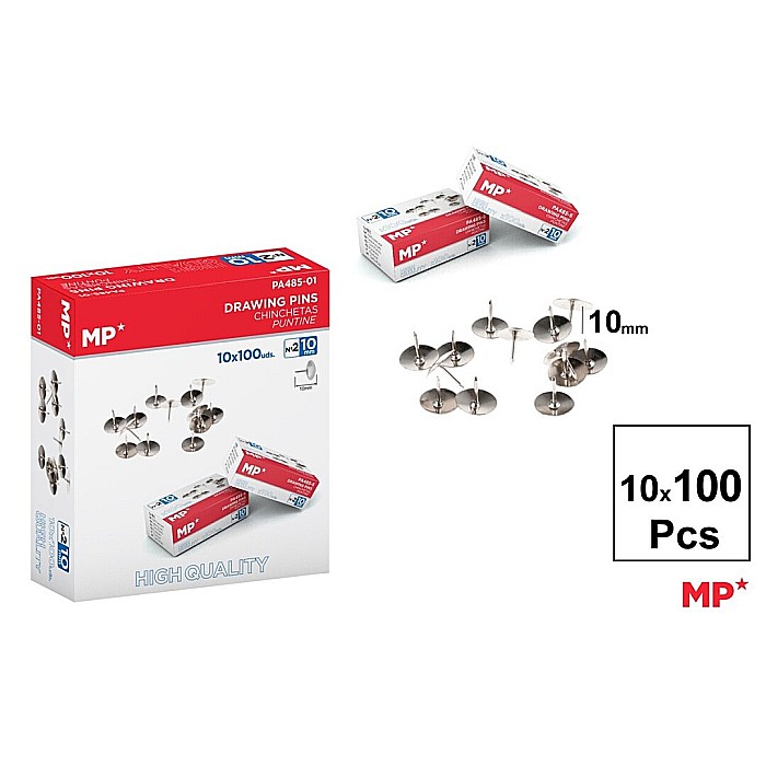 PIONEZE IPB ARGINTII 10MM 100/SET PA485-01 [1]
