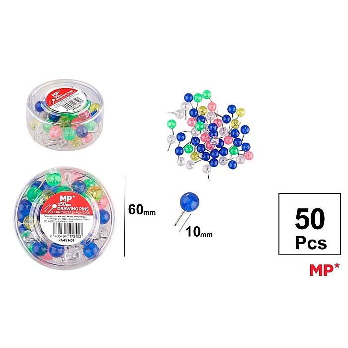 PIONEZE IPB COLOR 10MM 50/SET PA491-01 [1]