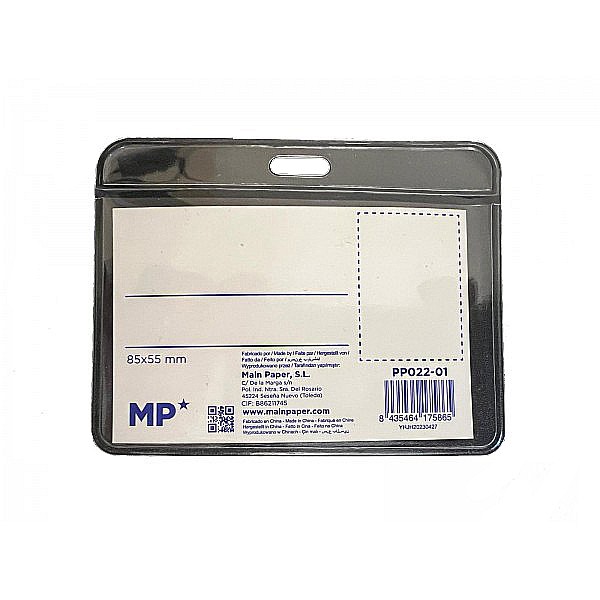 BUZUNAR ECUSON IPB 55*85MM ORIZONTAL PP TRANSPARENT PP022-01 [2]