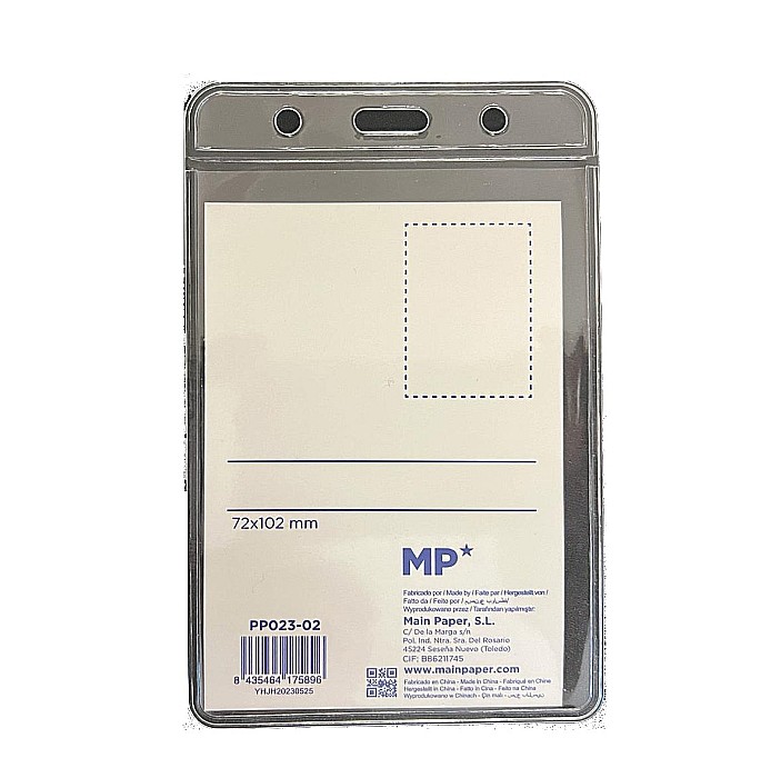 BUZUNAR ECUSON IPB 72*102MM VERTICAL PP TRANSPARENT PP023-02 [1]
