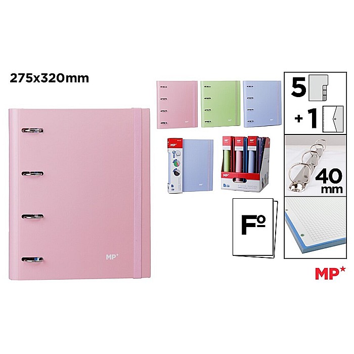 CAIET MECANIC A4 + REZERVA IPB CULORI PASTEL PC116-02 [1]