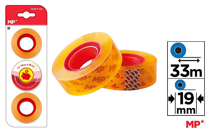 BANDA ADEZIVA IPB 19MM*33M TRANSPARENTA 3/SET PA507-02 [1]