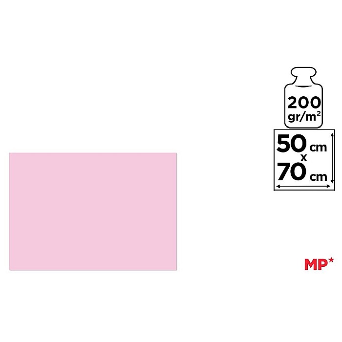 CARTON COLOR IPB 50*70CM 200GR ROZ PN457 [2]