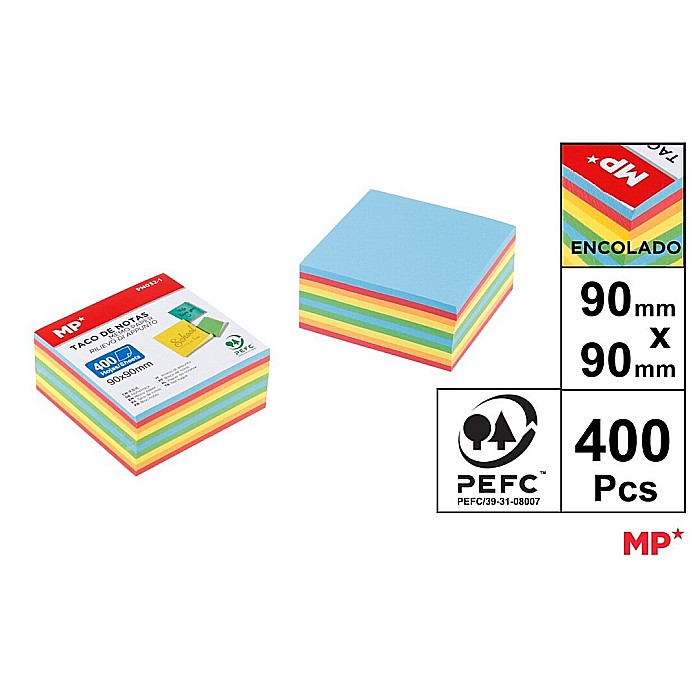 CUB COLOR IPB 90*90MM 400/SET CULORI PASTEL SI NEON PN032-1 [1]