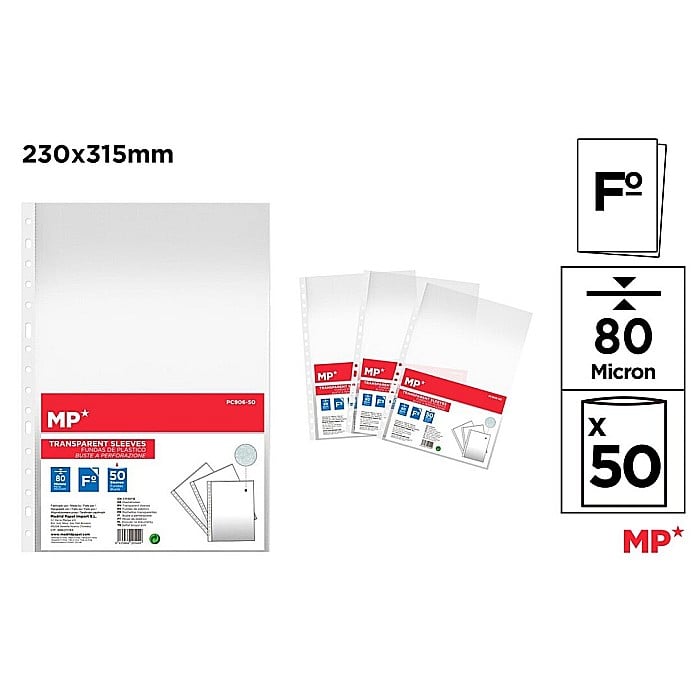 FOLIE PROTECTIE IPB A4+ 80 MIC 50/SET PC906-50 [1]