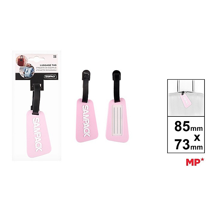 ETICHETE BAGAJE IPB 85*73MM SILICON ROZ PA361-20 [1]