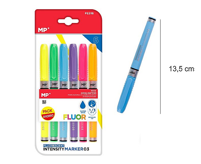 TEXTMARKER IPB FLUOR 6/SET VARF 1MM-3MM PE516 [1]