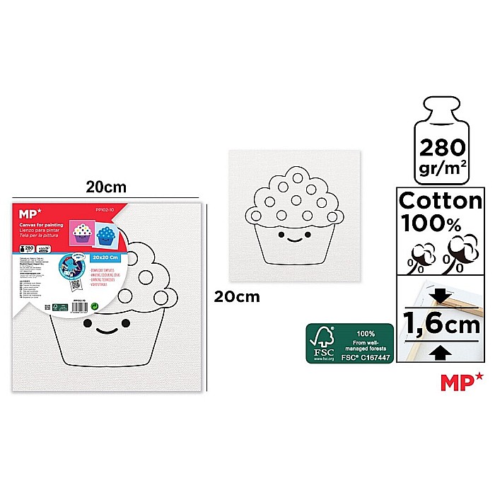 RAMA CU PANZA PREDESENATA IPB 20*20CM BRIOSA PP102-10 [1]