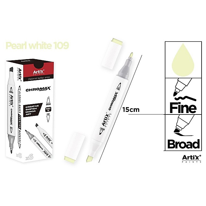 ART MARKER IPB 2 CAPETE ALB PERLAT 109 PP915-109 n [1]
