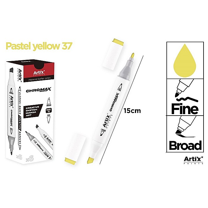 ART MARKER IPB 2 CAPETE GALBEN PASTEL 37 PP915-37 n [1]