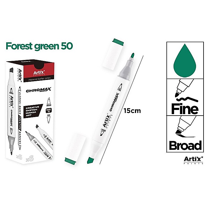 ART MARKER IPB 2 CAPETE FOREST GREEN 50 PP915-50 n [1]