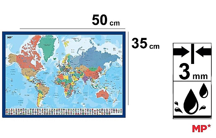 MAPA BIROU IPB 35*50CM HARTA LUMII PA950-03 [1]