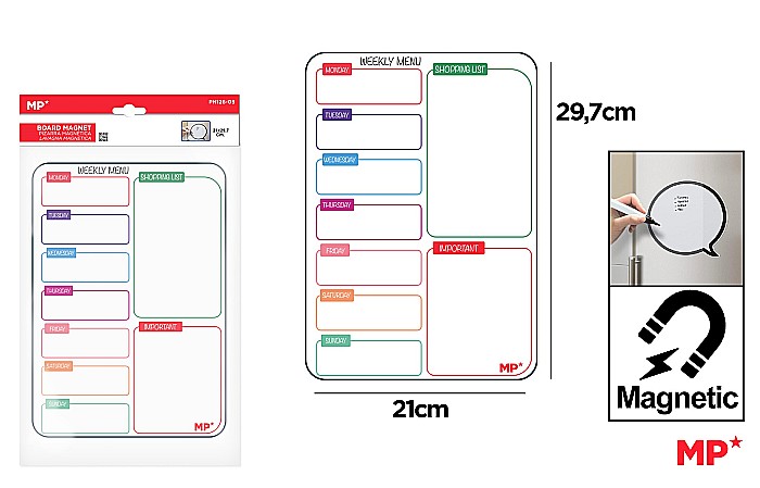 FOLIE MAGNETICA IPB A4 ZILELE SAPTAMANII PN126-05 [1]
