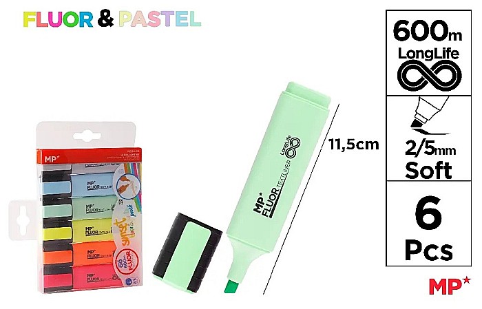 TEXTMARKER IPB 6/SET FLUOR-PASTEL PE534-06 [1]