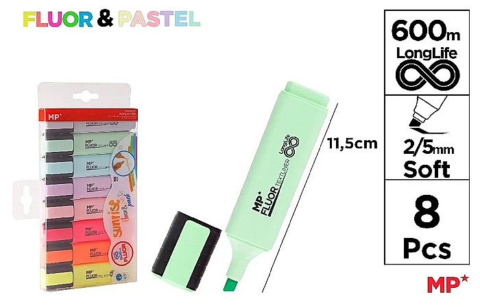 TEXTMARKER IPB 8/SET FLUOR-PASTEL PE534-08 [1]