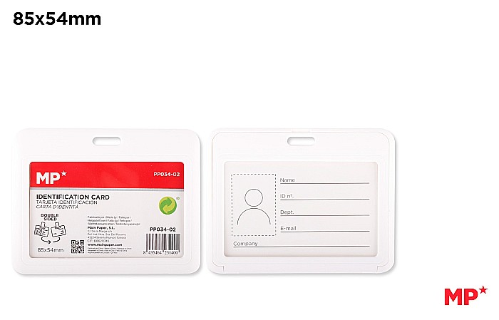 BUZUNAR ECUSON IPB 85*54MM ORIZONTAL ALB PP034-02 [1]