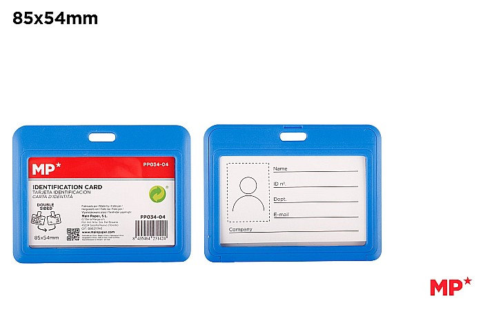 BUZUNAR ECUSON IPB 85*54MM ORIZONTAL ALBASTRU PP034-04 [1]