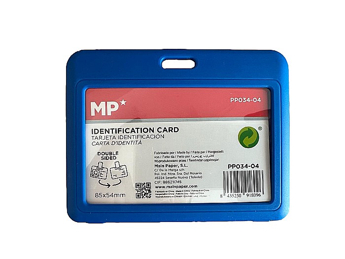 BUZUNAR ECUSON IPB 85*54MM ORIZONTAL ALBASTRU PP034-04 [2]