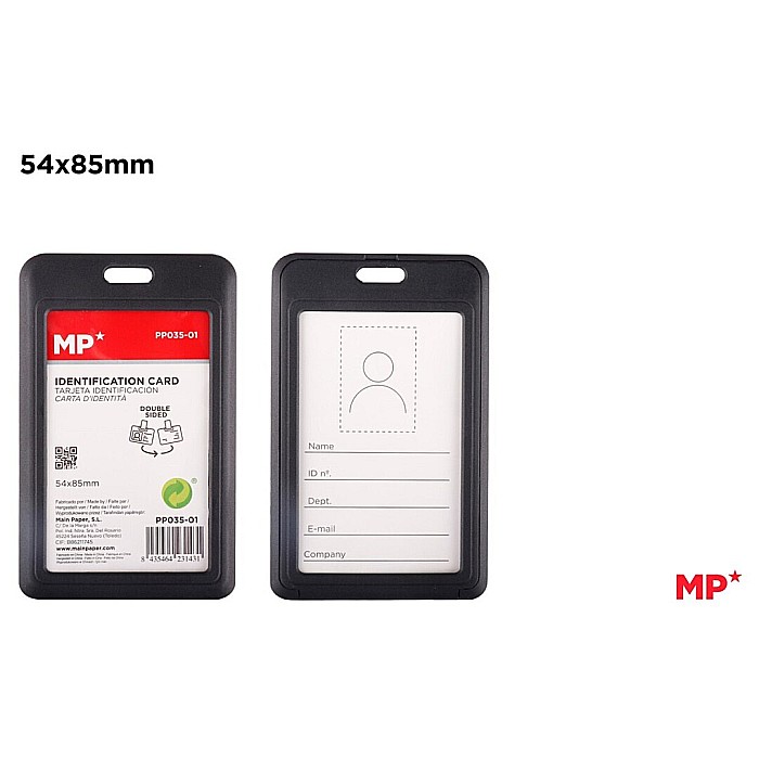 BUZUNAR ECUSON IPB 54*85MM VERTICAL NEGRU PP035-01 [1]