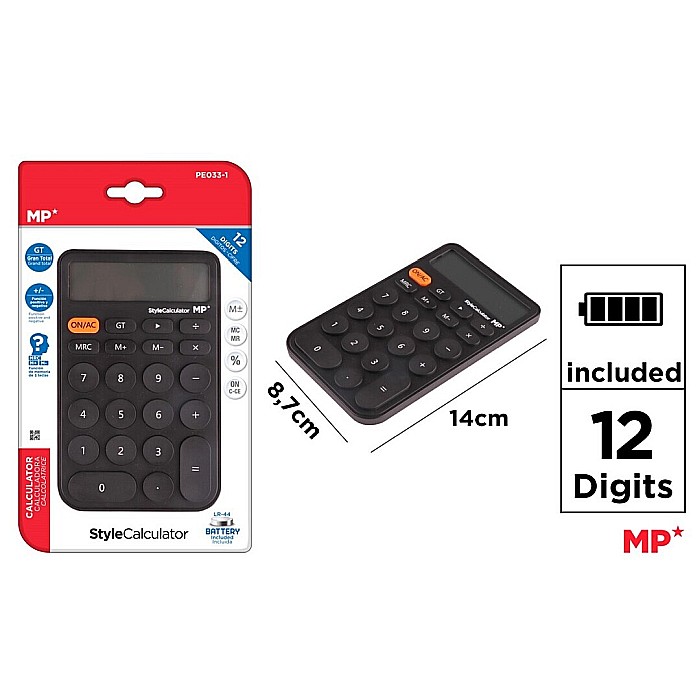 CALCULATOR STYLE IPB 12DIG NEGRU PE033-1 [1]