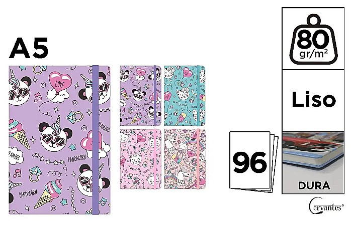 NOTES IPB A5 CERVANTES CU ELASTIC LOVE PB829-65 [1]