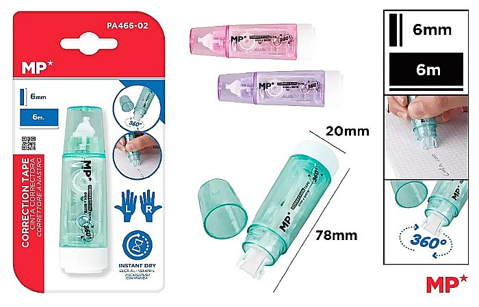 BANDA CORECTOARE IPB 6MM*6M ROTATIVA PASTEL PA466-02 [1]