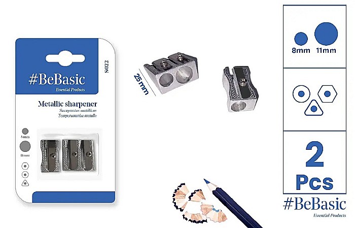 ASCUTITOARE BeBasic METAL 2/SET DUBLA SI SIMPLA S022 [1]