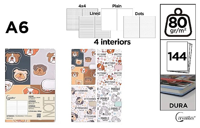 NOTES IPB A6 144 FILE FANTASY CATELUSI CLAPA MAGNETICA PB476-36 [1]
