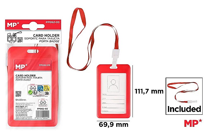 BUZUNAR ECUSON IPB 69.9*111.7MM VERTICAL ROSU CU SNUR PP062-03 [1]