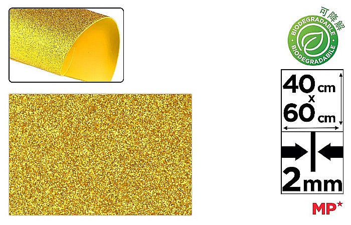 COALA GUMATA GLITTER IPB 40*60CM BIODEGRADABILA AUR INVECHIT PN595-04 [1]