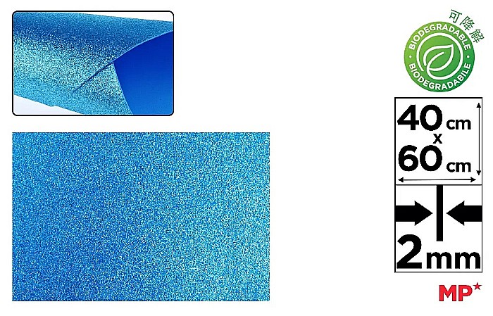 COALA GUMATA GLITTER IPB 40*60CM BIODEGRADABILA ALBASTRU PN595-14 [1]