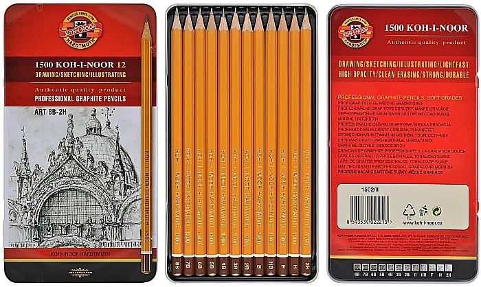 KOH SET CREION GRAFIT 12/SET 8B-2H K1502/2 [5]