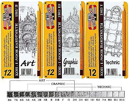 KOH SET CREION GRAFIT 12/SET 8B-2H K1502/2 [6]