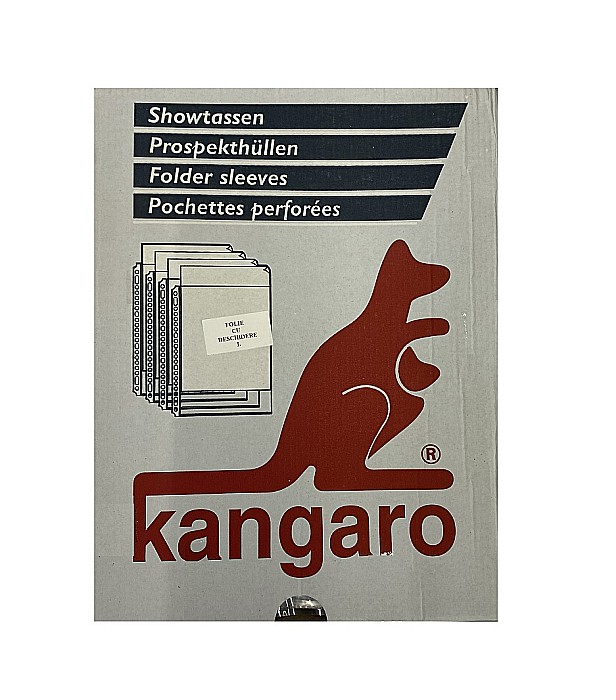 PA FOLIE PROTECTIE A4  DESCHIDERE L 140 microni, KANGARO, CRISTAL 100/SET 12800021 [1]
