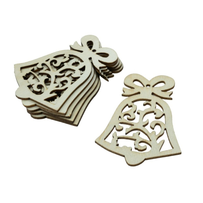 ACCESORII CREATIE LEMN CLOPOTEL CU FUNDITA A2552 [1]