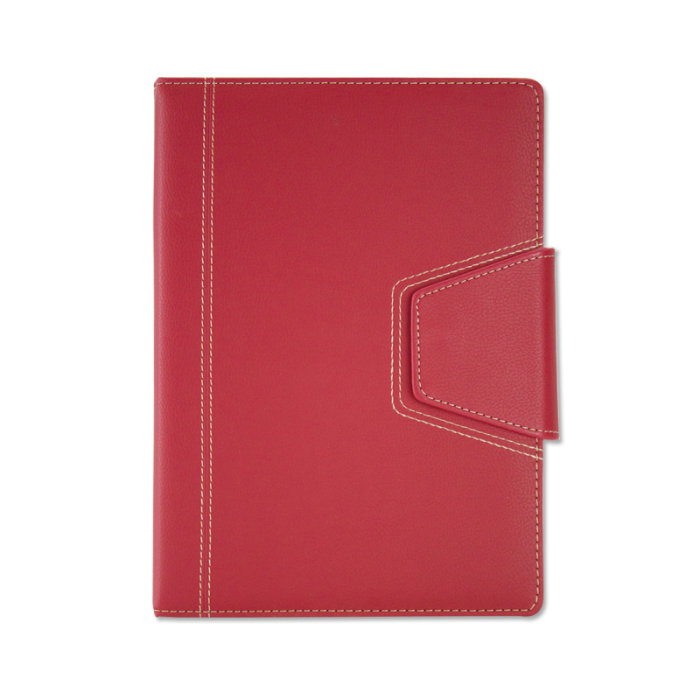 AGENDA DATATA LUX PIELE ILARIA CU CLAPA ROSU  15*21CM 2026 371R [1]